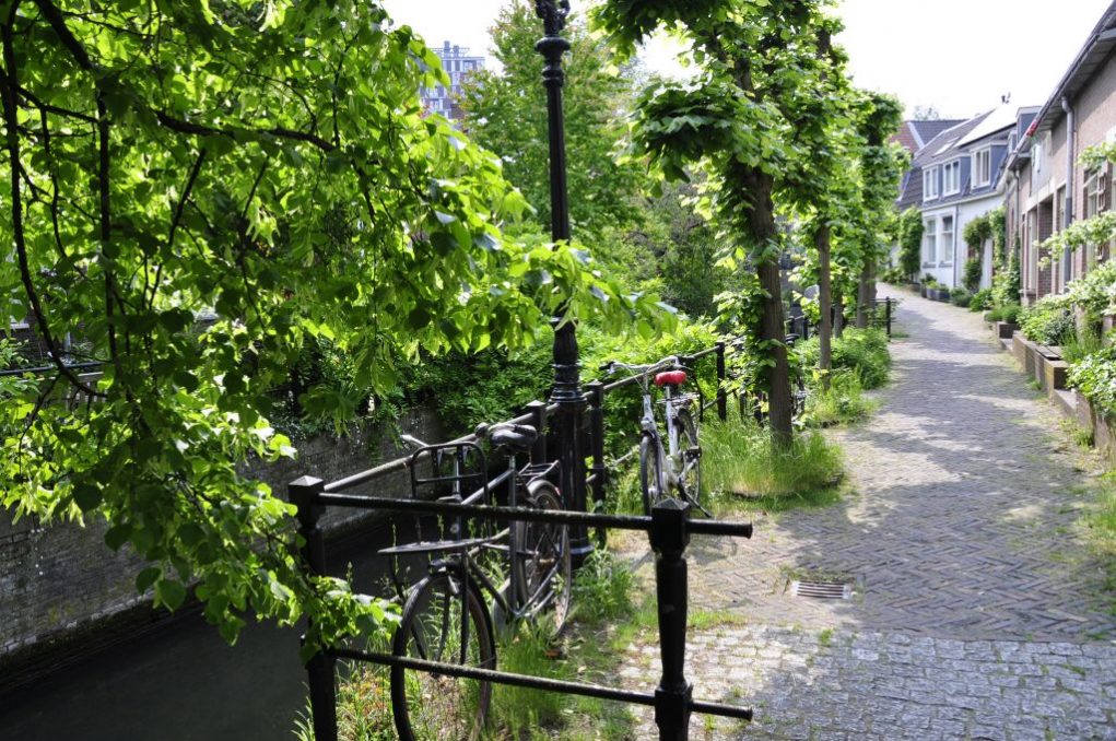Groen straatje, Keizersgracht in Utrecht