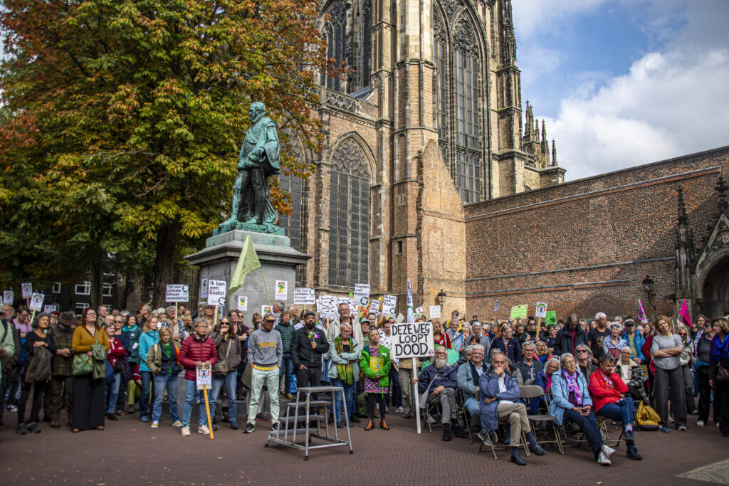 Amelisweerddemonstratie 27 september 2025. Foto: Harrie van Veen.