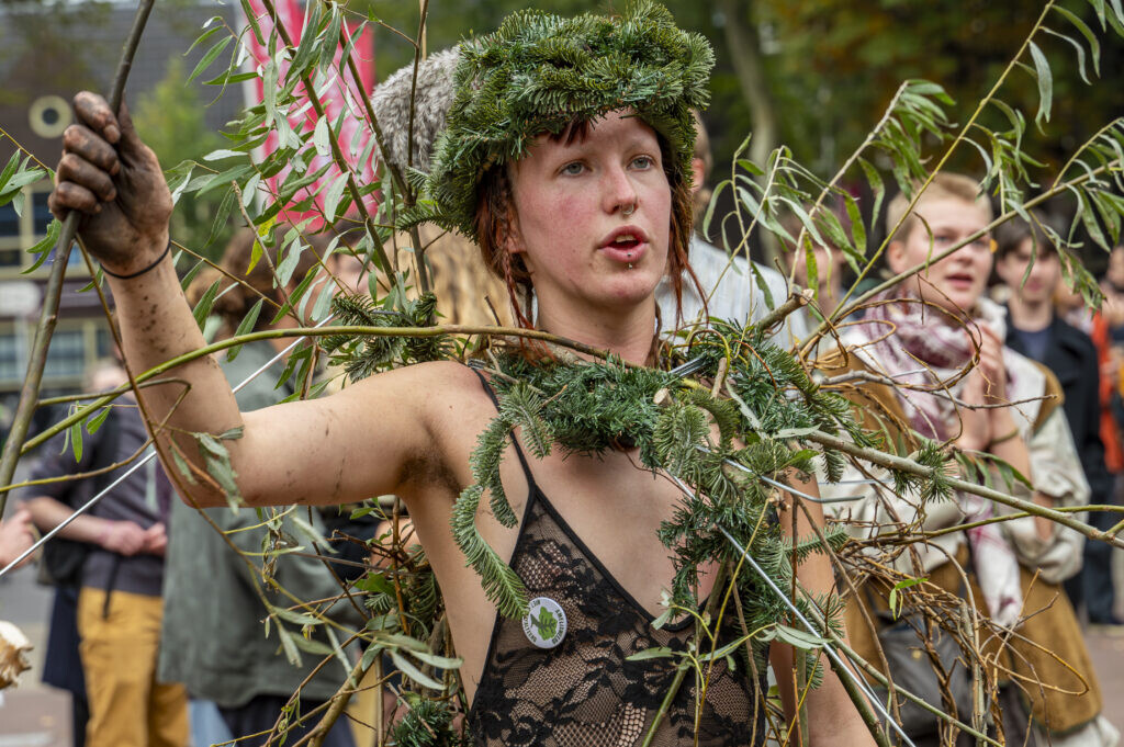 Amelisweerddemonstratie 27 september 2025. Foto: Harrie van Veen.
