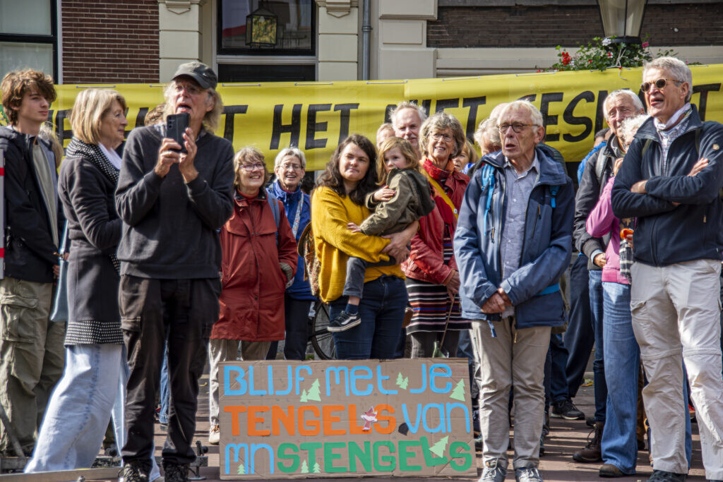 Amelisweerddemonstratie 27 september 2025. Foto: Harrie van Veen.