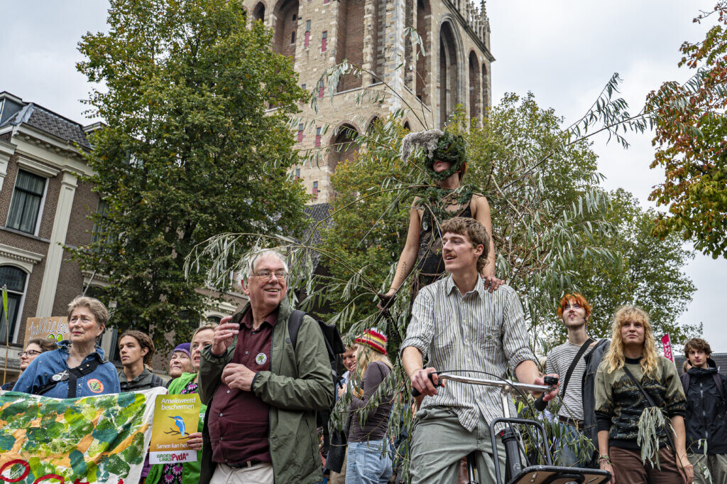 Amelisweerddemonstratie 27 september 2025. Foto: Harrie van Veen.