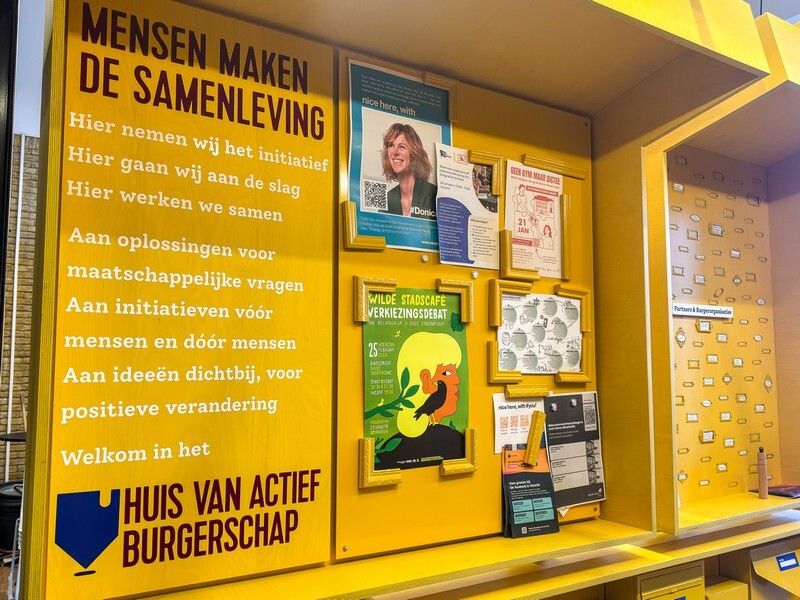 Poster in Huis van Actief Burgerschap