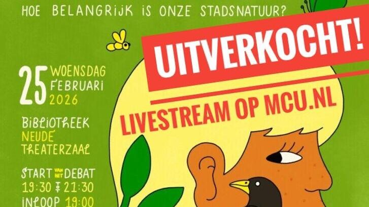 Debat uitverkocht, livestream op MCU.nl