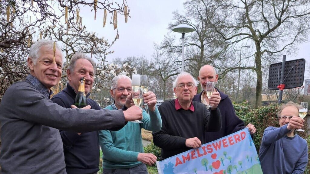 Kerngroep Ring Utrecht met vierde van links Jos Kloppenborg. Foto: Jan Morren.