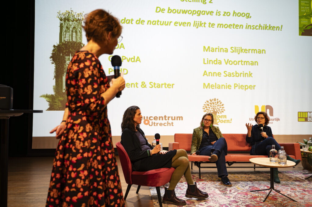 Het Wilde Stadscafé Verkiezingsdebat. Foto: Harrie van Veen.
