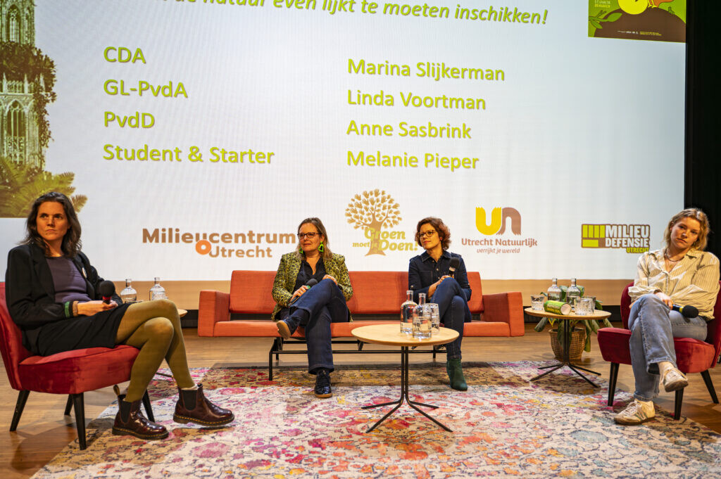Het Wilde Stadscafé Verkiezingsdebat. Foto: Harrie van Veen.