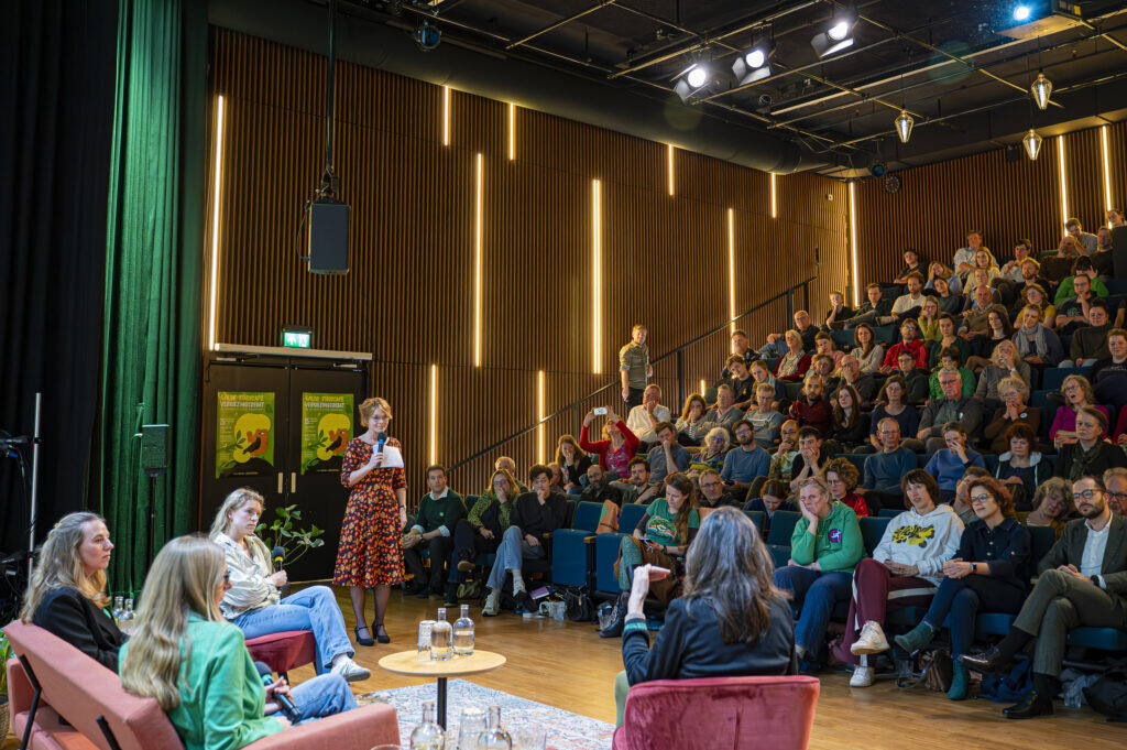 Het Wilde Stadscafé Verkiezingsdebat. Foto: Harrie van Veen.