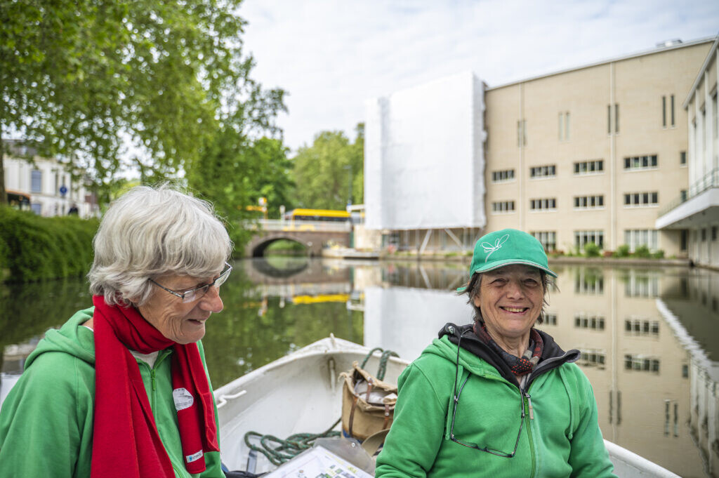 Vergroenen aan en op het water met tuincoach Harmke van Dam. Foto: Harrie van Veen