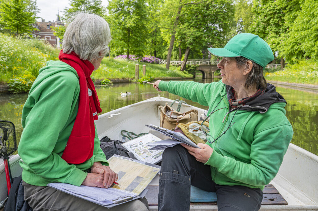 Vergroenen aan en op het water met tuincoach Harmke van Dam. Foto: Harrie van Veen